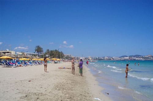 Trendy Stranden Op Ibiza